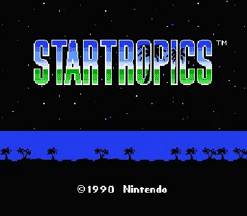 StarTropics (Europe) screen shot title